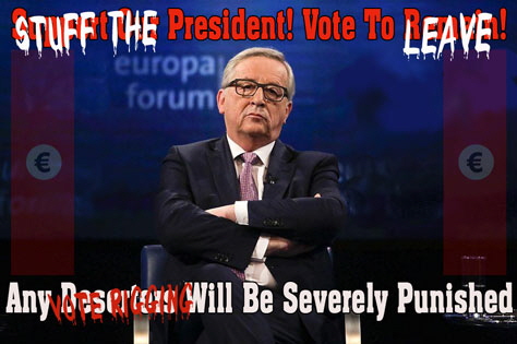 Juncker President Leave